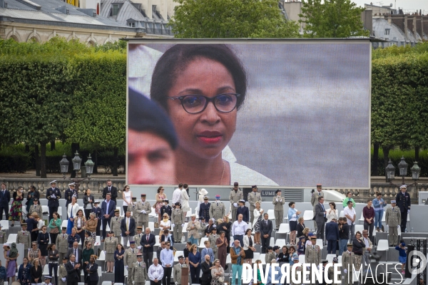 Ceremonie de la fête nationale du 14 juillet 2020