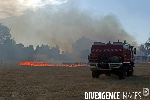 Sécheresse et incendie