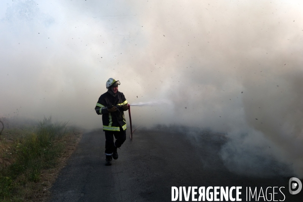 Sécheresse et incendie