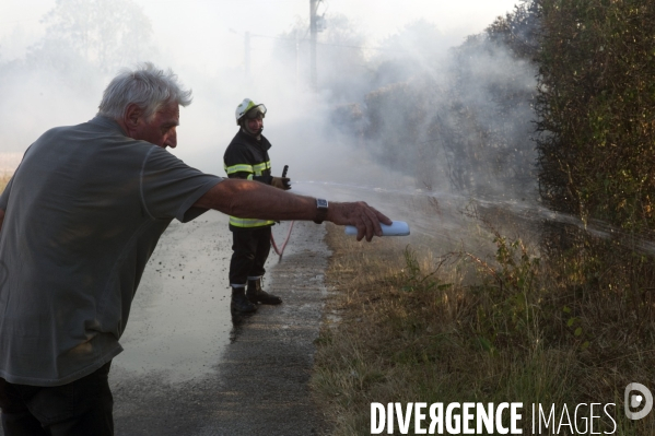 Sécheresse et incendie