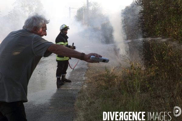 Sécheresse et incendie