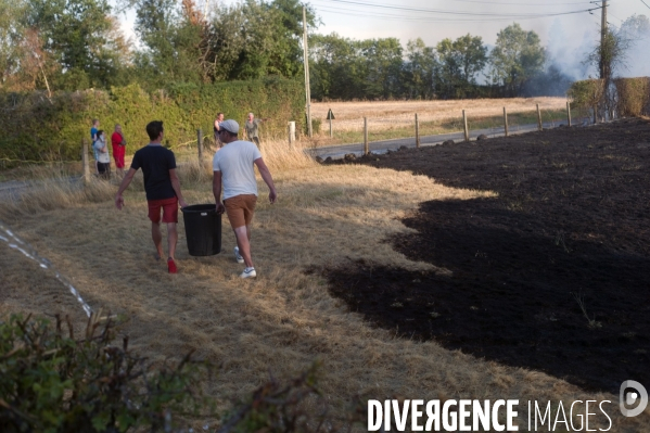 Sécheresse et incendie