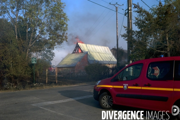 Sécheresse et incendie