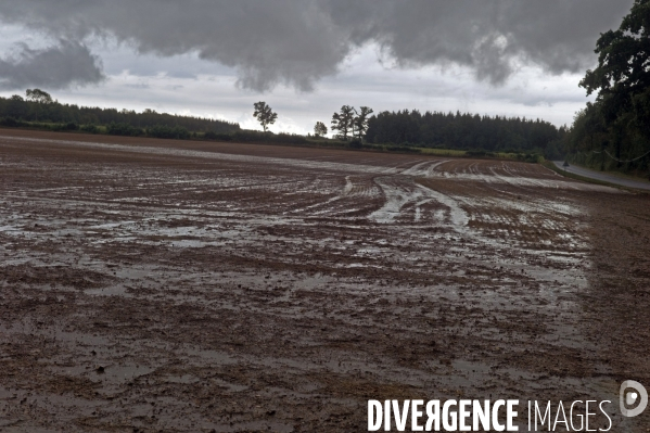 Après la canicule,les fortes pluies en Normandie