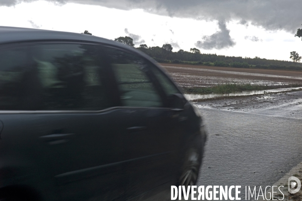 Après la canicule,les fortes pluies en Normandie