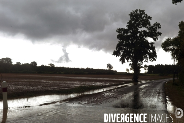 Après la canicule,les fortes pluies en Normandie