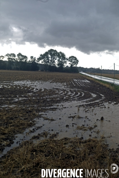 Après la canicule,les fortes pluies en Normandie