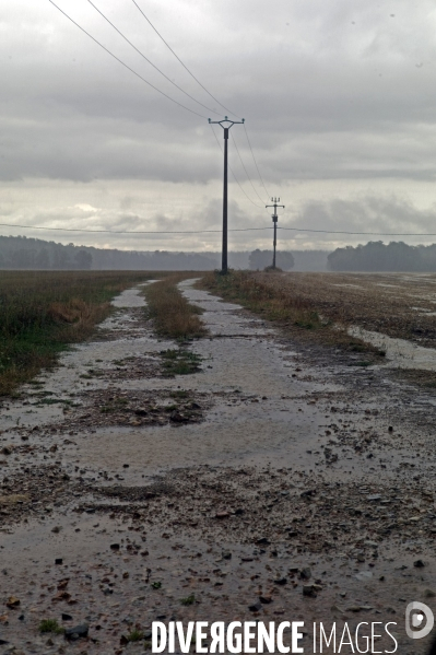 Après la canicule,les fortes pluies en Normandie