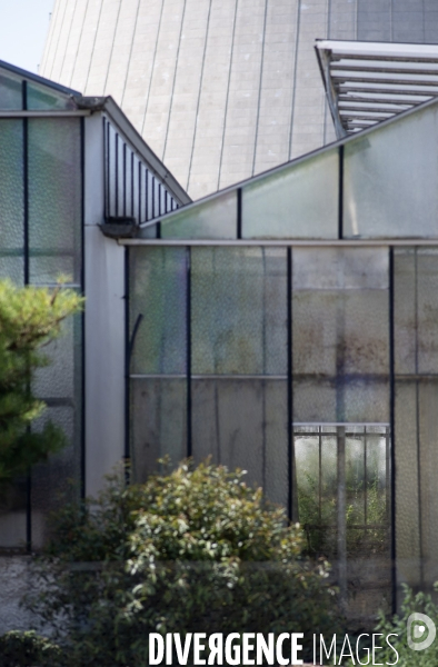 Domaine horticole au pied de la centrale nucléaire de Dampierre en Burly.