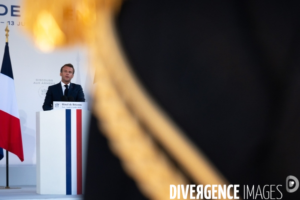 Emmanuel Macron discours aux armées