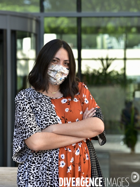 Covid-19. Port du masque obligatoire en entreprise. The Covid-19 Coronavirus. Wearing a mask compulsory in the workplace