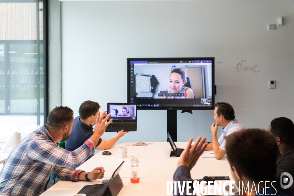 Travail de bureau en entreprise