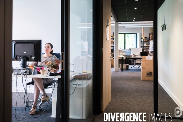 Travail de bureau en entreprise