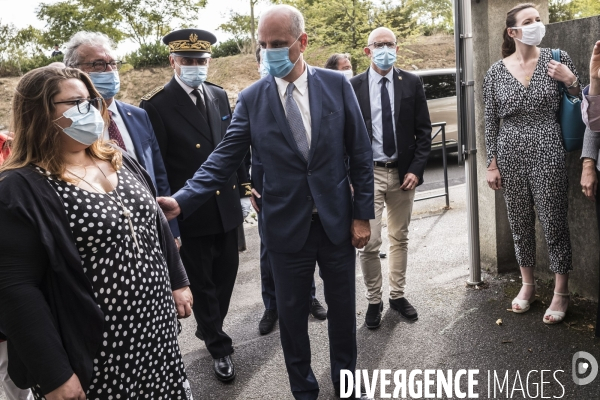 Montataire, déplacement de Jean-Michel Blanquer