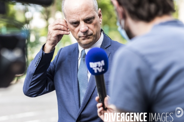 Montataire, déplacement de Jean-Michel Blanquer