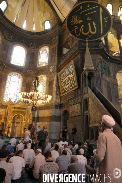 Sainte Sophie, Hagia Sophia, Ayasofya, ¢glise converti en mosquée à Istanbul. Hagia Sophia, Sainte Sophie, Ayasofya, Church converted into Mosque in Istanbul.