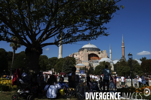 Sainte Sophie, Hagia Sophia, Ayasofya, Église converti en mosquée à Istanbul. Hagia Sophia, Sainte Sophie, Ayasofya, Church converted into Mosque in Istanbul.