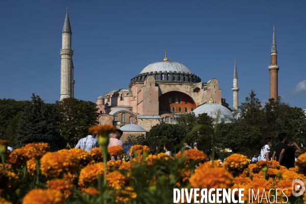 Sainte Sophie, Hagia Sophia, Ayasofya, Église converti en mosquée à Istanbul. Hagia Sophia, Sainte Sophie, Ayasofya, Church converted into Mosque in Istanbul.