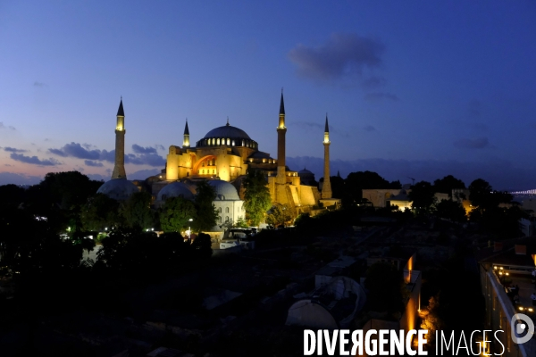 Sainte Sophie, Hagia Sophia, Ayasofya, Église converti en mosquée à Istanbul. Hagia Sophia, Sainte Sophie, Ayasofya, Church converted into Mosque in Istanbul.