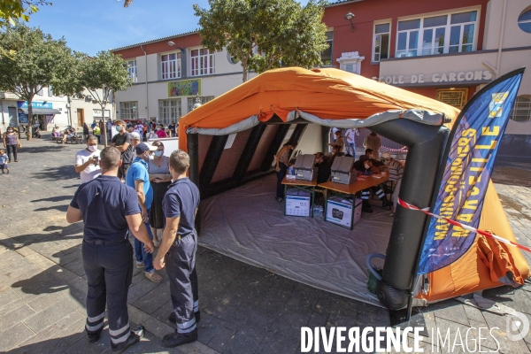 Opération de dépistage contre Covid-19 à Marseille