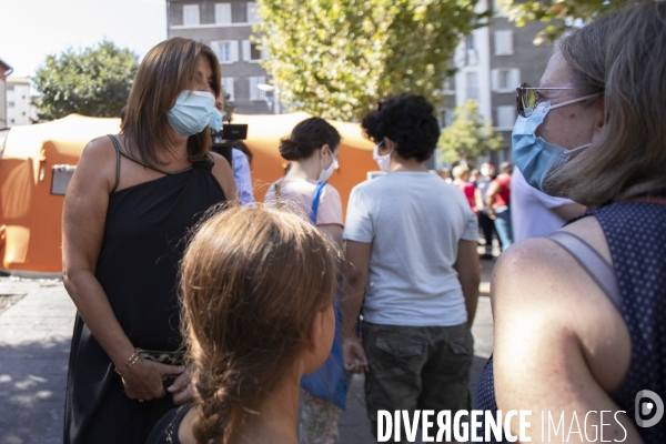 Opération de dépistage contre Covid-19 à Marseille