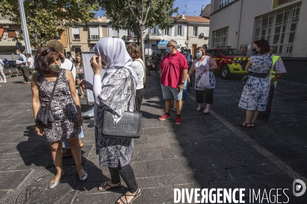 Opération de dépistage contre Covid-19 à Marseille