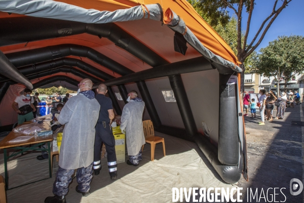 Opération de dépistage contre Covid-19 à Marseille