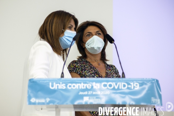 Conférence de presse sur l épidémie de Covid-19 à Marseille