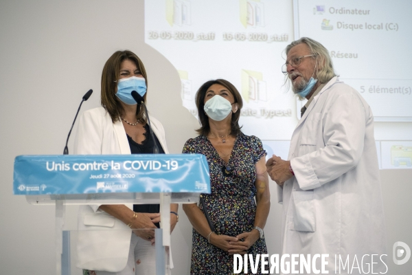 Conférence de presse sur l épidémie de Covid-19 à Marseille