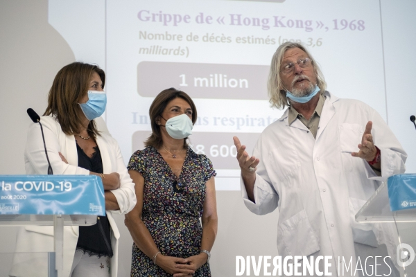 Conférence de presse sur l épidémie de Covid-19 à Marseille