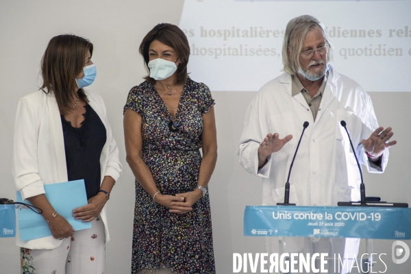 Conférence de presse sur l épidémie de Covid-19 à Marseille