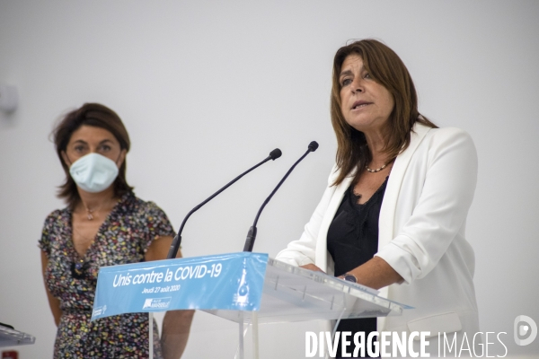 Conférence de presse sur l épidémie de Covid-19 à Marseille