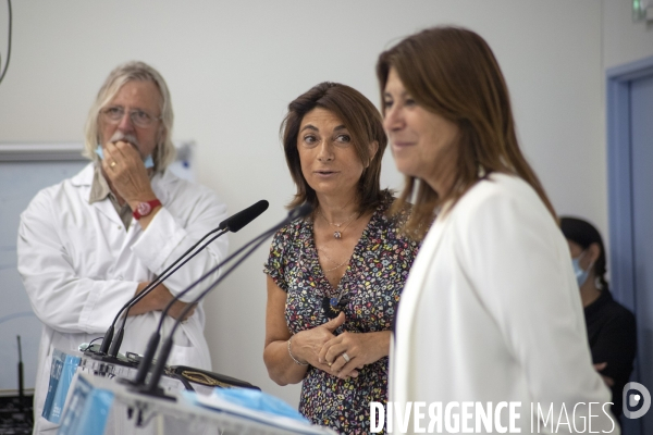 Conférence de presse sur l épidémie de Covid-19 à Marseille