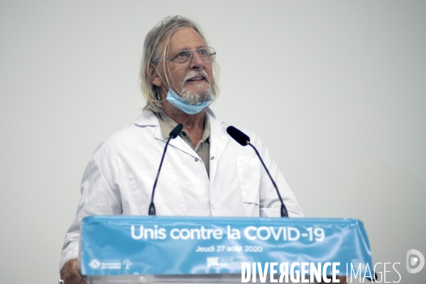 Conférence de presse sur l épidémie de Covid-19 à Marseille