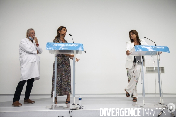 Conférence de presse sur l épidémie de Covid-19 à Marseille