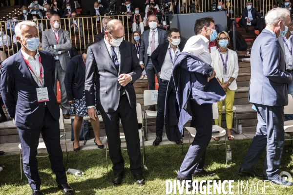 Jean Castex à l universite d été du MEDEF.