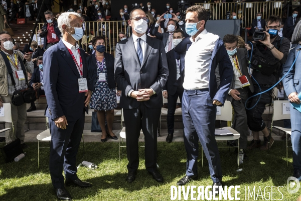 Jean Castex à l universite d été du MEDEF.