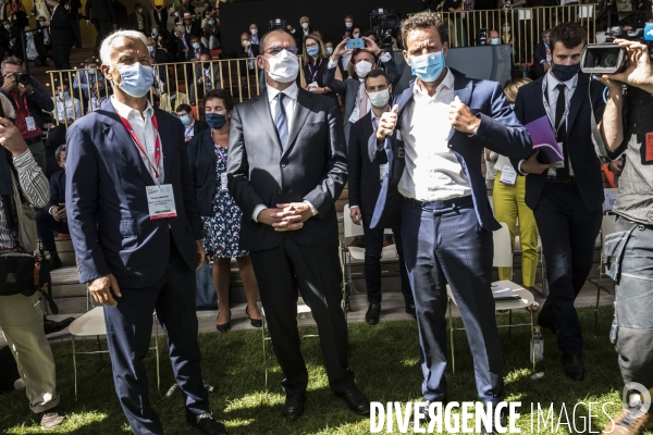 Jean Castex à l universite d été du MEDEF.