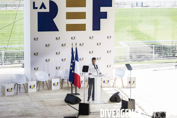 Jean Castex à l universite d été du MEDEF.