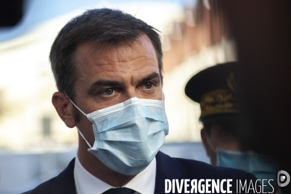 Olivier Véran, ministre des Solidarités et de la Santé à Marseille