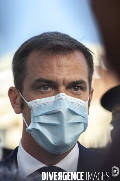 Olivier Véran, ministre des Solidarités et de la Santé à Marseille