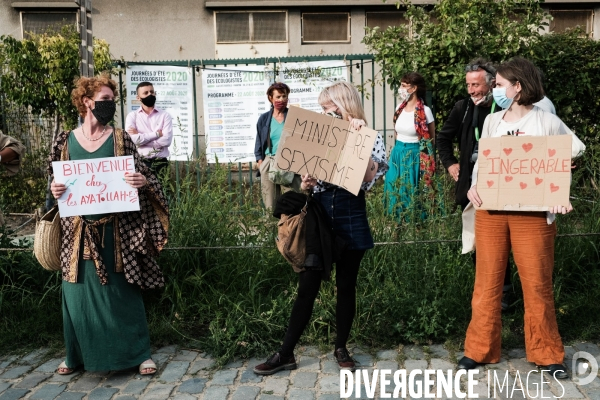 Visite d eric dupont moretti aux journees d ete des ecologistes