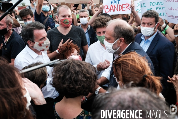 Visite d eric dupont moretti aux journees d ete des ecologistes