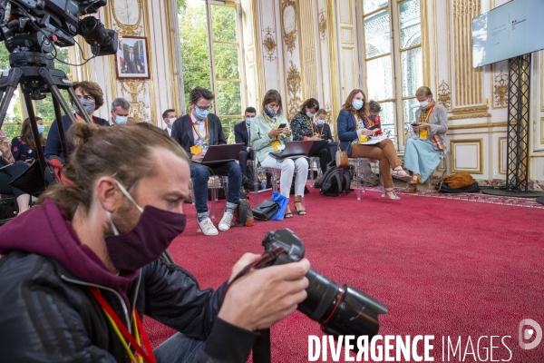 Castex, Véran et Blanquer : conférence de presse sur le COVID-19 à Matignon