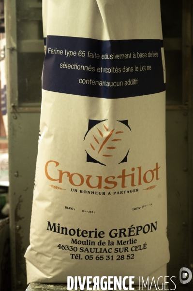 Moulin de La Merlie. Minoterie Grépon. Production de farine.