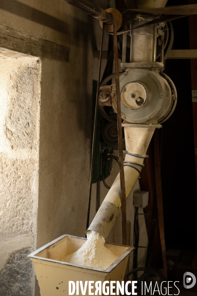 Moulin de La Merlie. Minoterie Grépon. Production de farine.