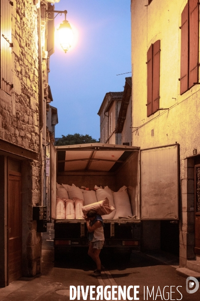 Moulin de La Merlie. Minoterie Grépon. Production de farine.