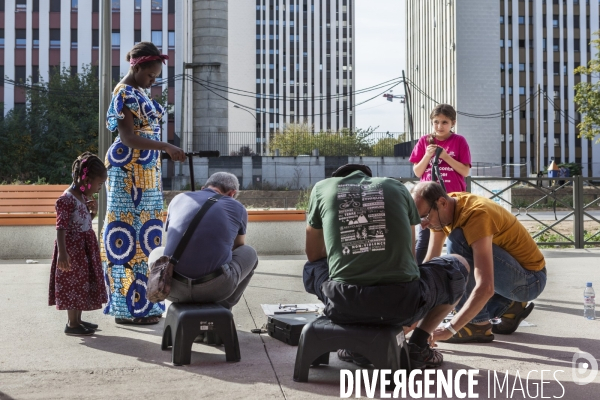 Atelier d auto-réparation de Vélos en Seine-Saint-Denis par l association  Aux Pignons sur Rue 