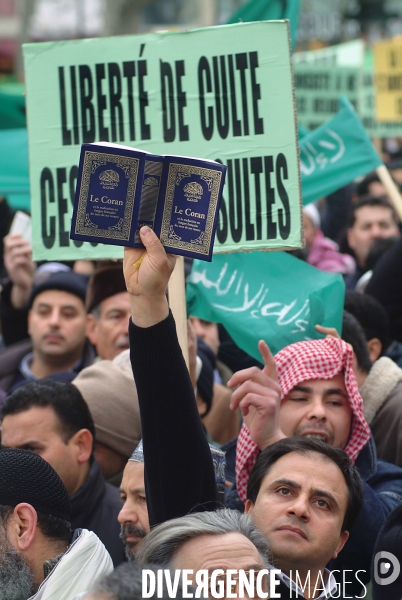 Manifestion contre les caricatures dans le magazine Charlie Hebdo en 2006.