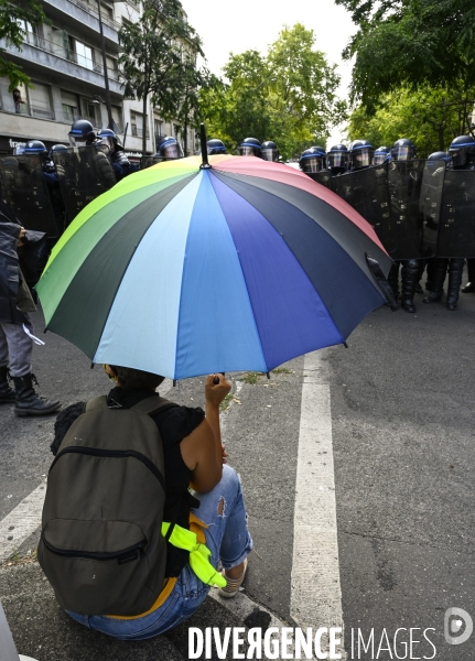 Manifestation GILETS JAUNES le 12 septembre2020, à Paris. Yellow vests 12 septembre 2020 in Paris.